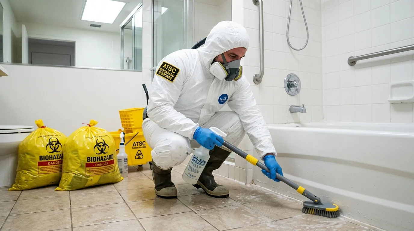 Decontamination equipment deployed for Blood Cleanup in Dunmore